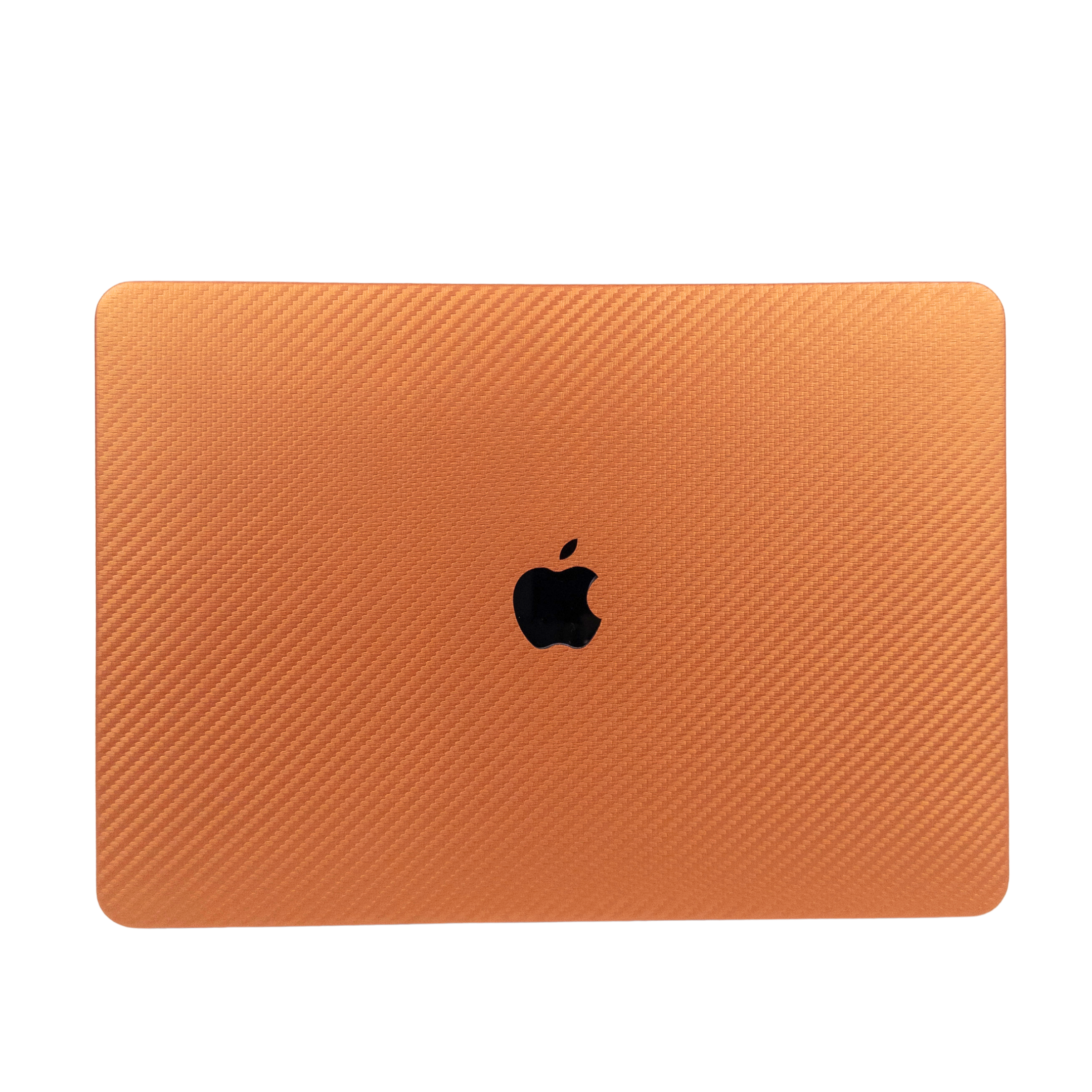 CarbonLeather Turuncu Macbook Kılıfı - Ön & Arka Kapak