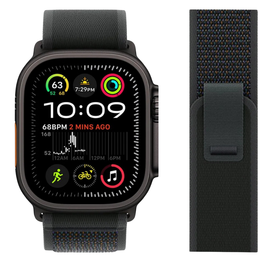 Trail Loop Antrasit Örgü Dokulu Apple Watch Uyumlu Kordon