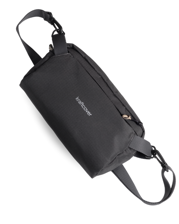 Rove Sling Ash – KraftCover Erkek Çapraz Çanta 6L Gri Sling Bag Erkek Çantası