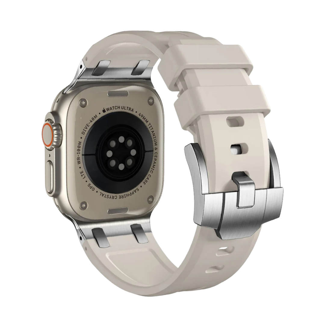 Premium OutDoor StarLight Rubber Apple Watch Uyumlu Kordon