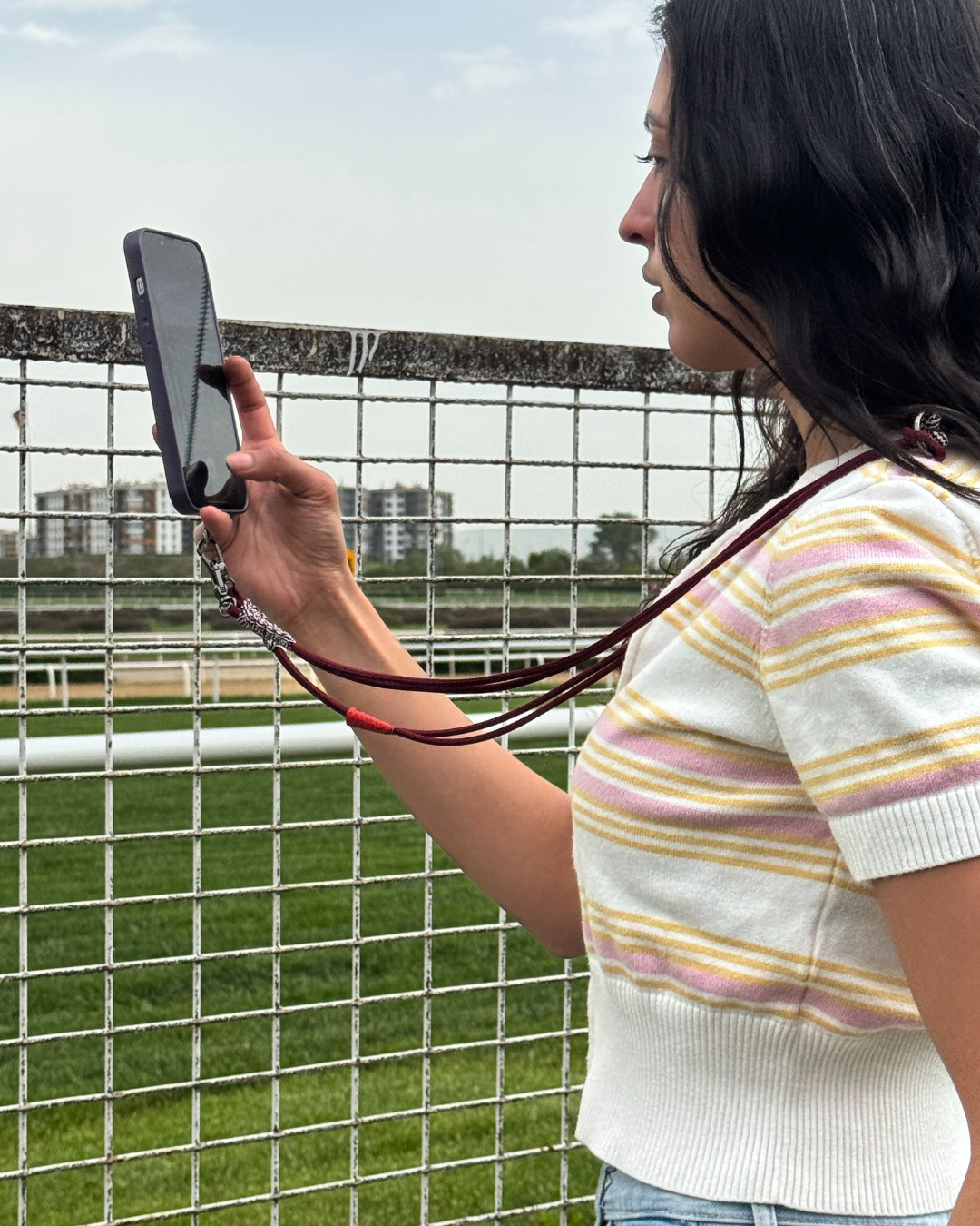 Nomad Line Only Paracord Edition / Çanta & Telefon Askısı (Cherry)