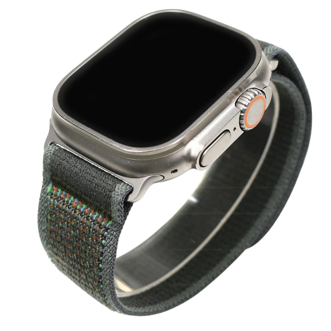 Trail Loop Yeşil Örgü Dokulu Apple Watch Uyumlu Kordon