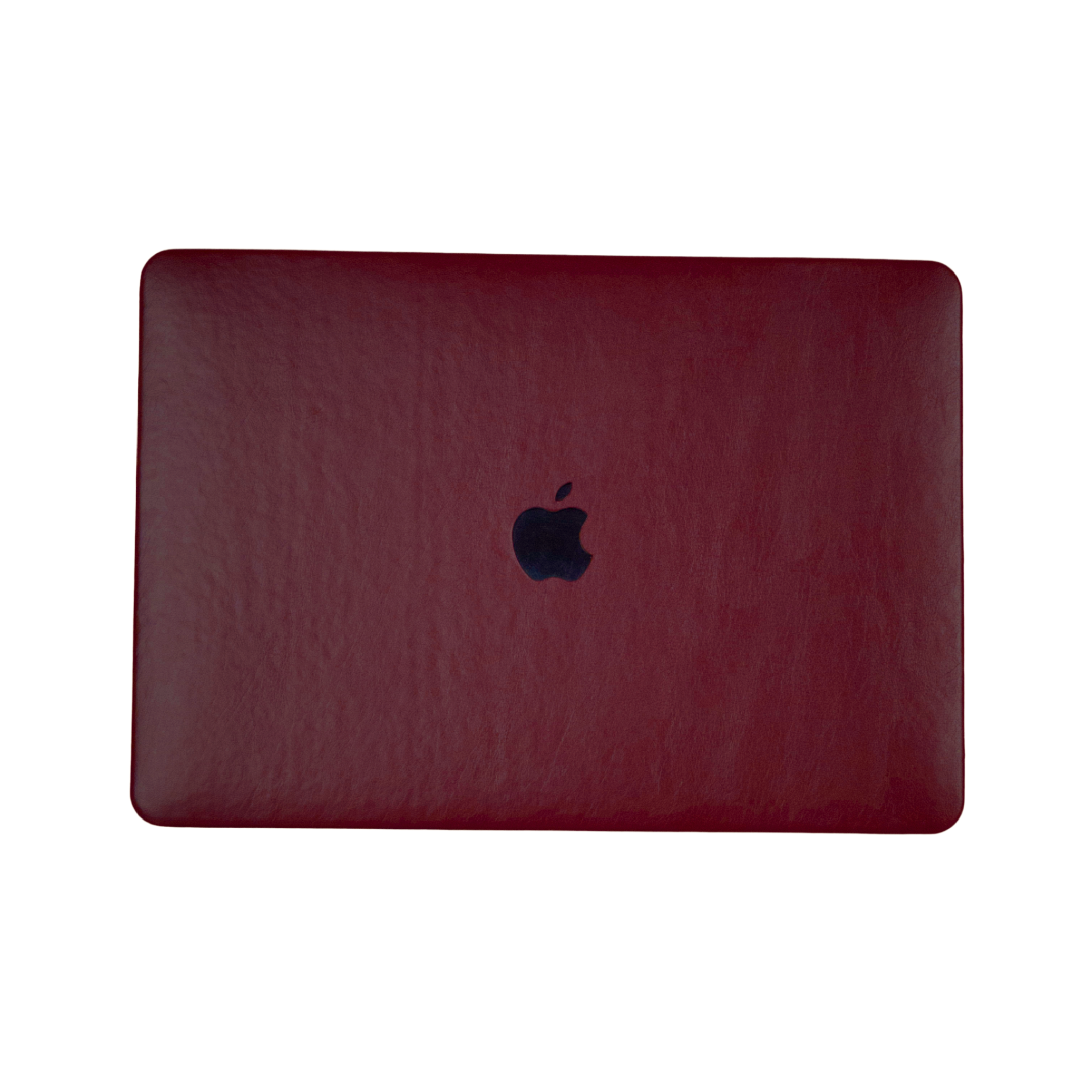 Cherry Bordo Macbook Kılıfı - Ön & Arka Kapak