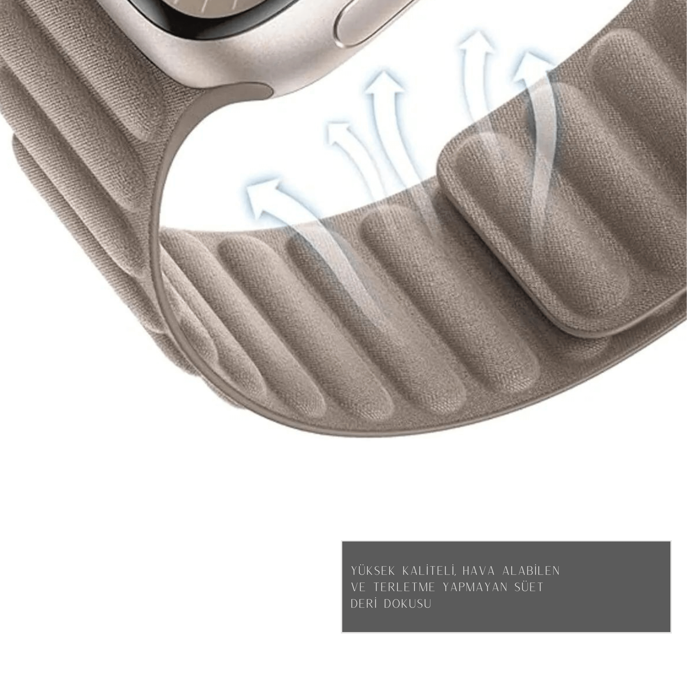 Flint Haki Apple Watch Uyumlu Kordon