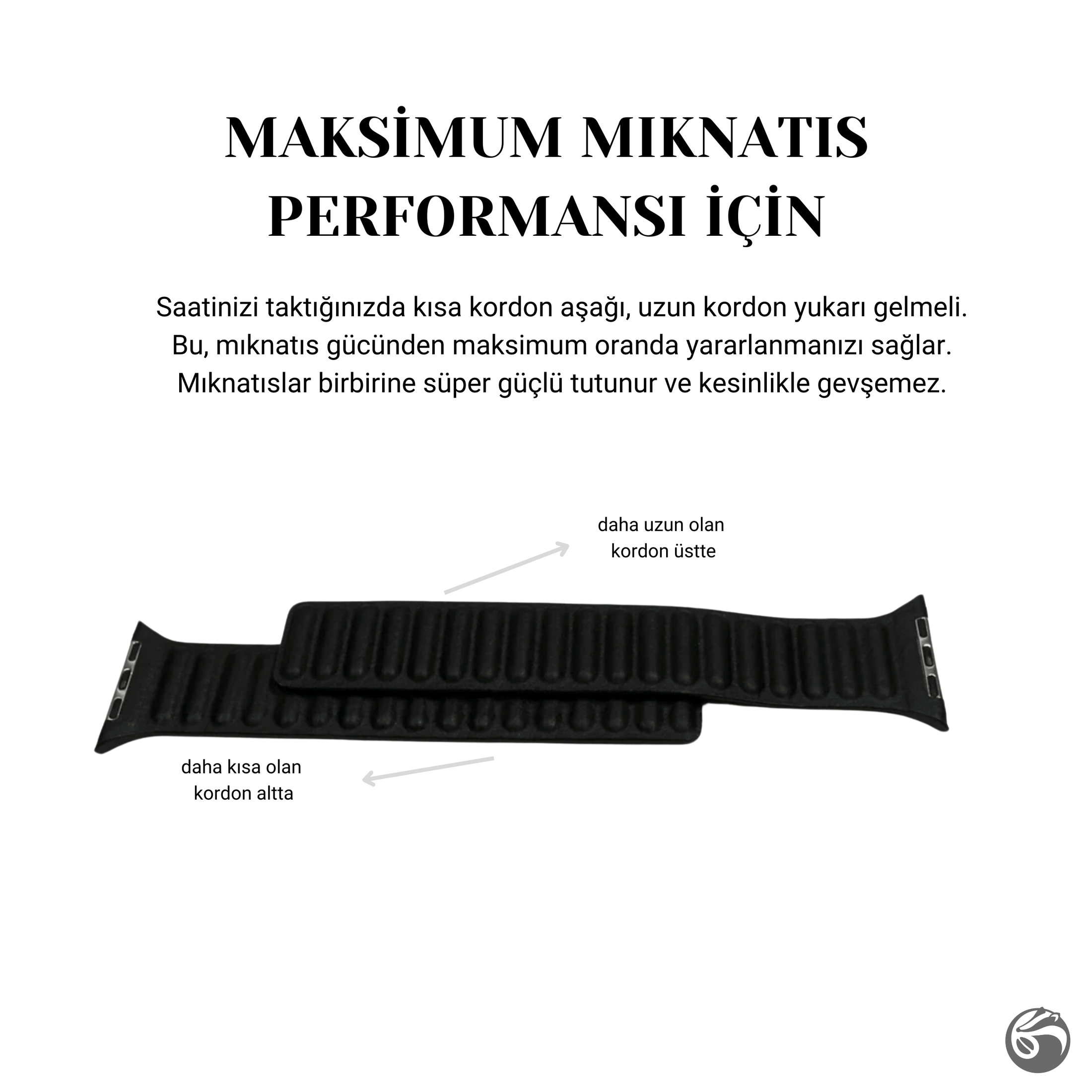 Corylus Kahverengi Apple Watch Uyumlu Kordon