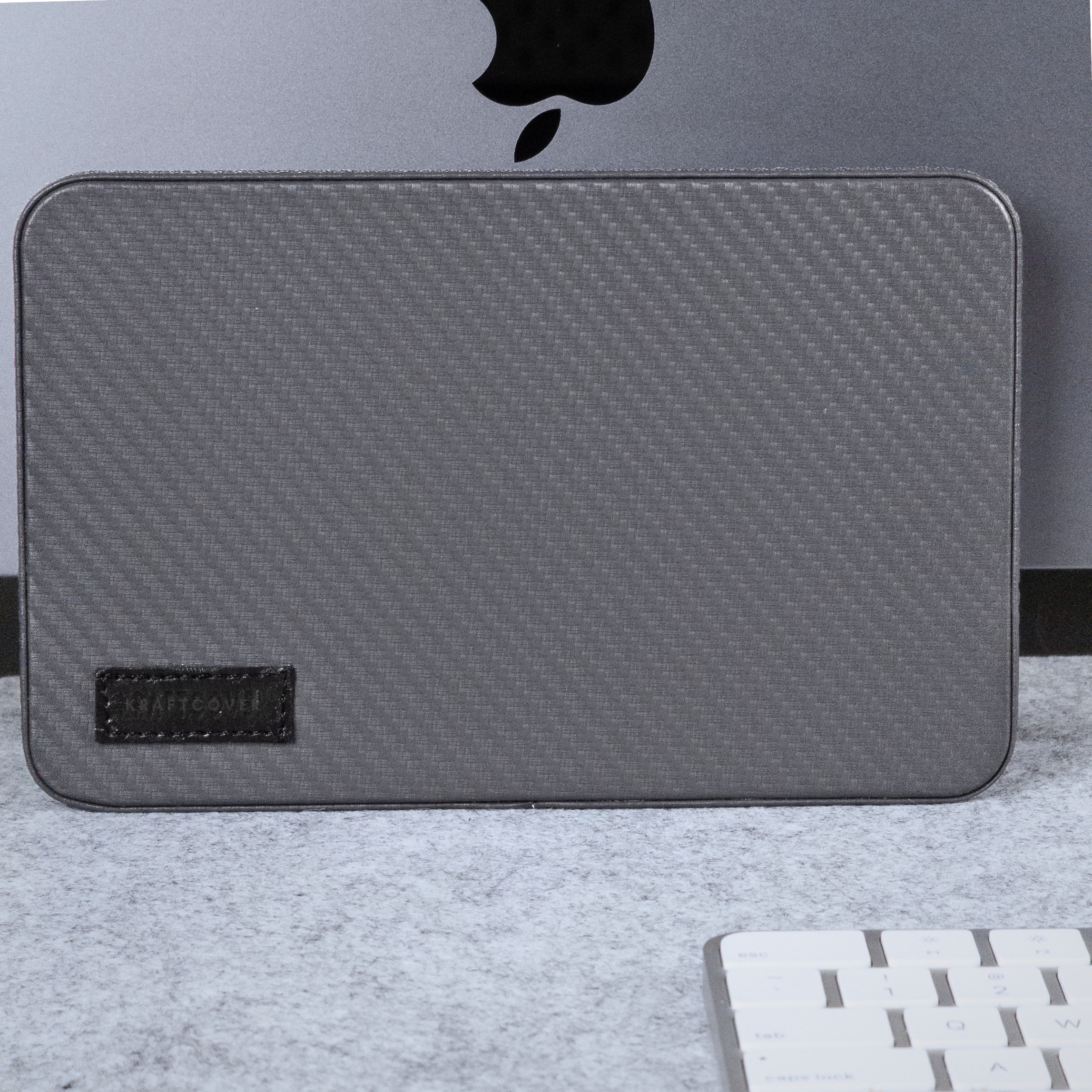 Ascend Premium Deri Dikey Laptop Standı