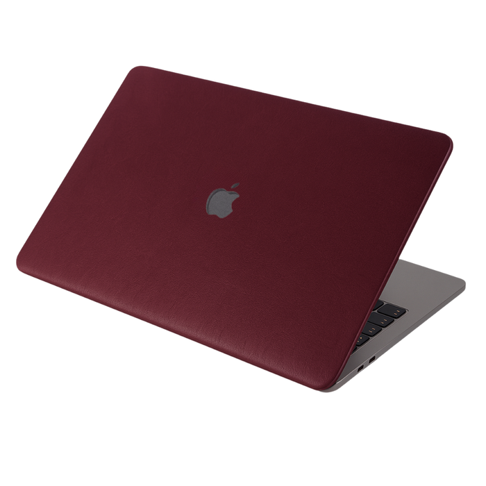 Cherry Bordo Macbook Kılıfı - Ön & Arka Kapak - ürün görseli