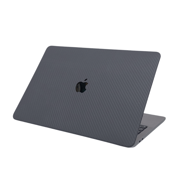 CarbonLeather Antrasit Macbook Kılıfı - Ön & Arka Kapak - ürün görseli