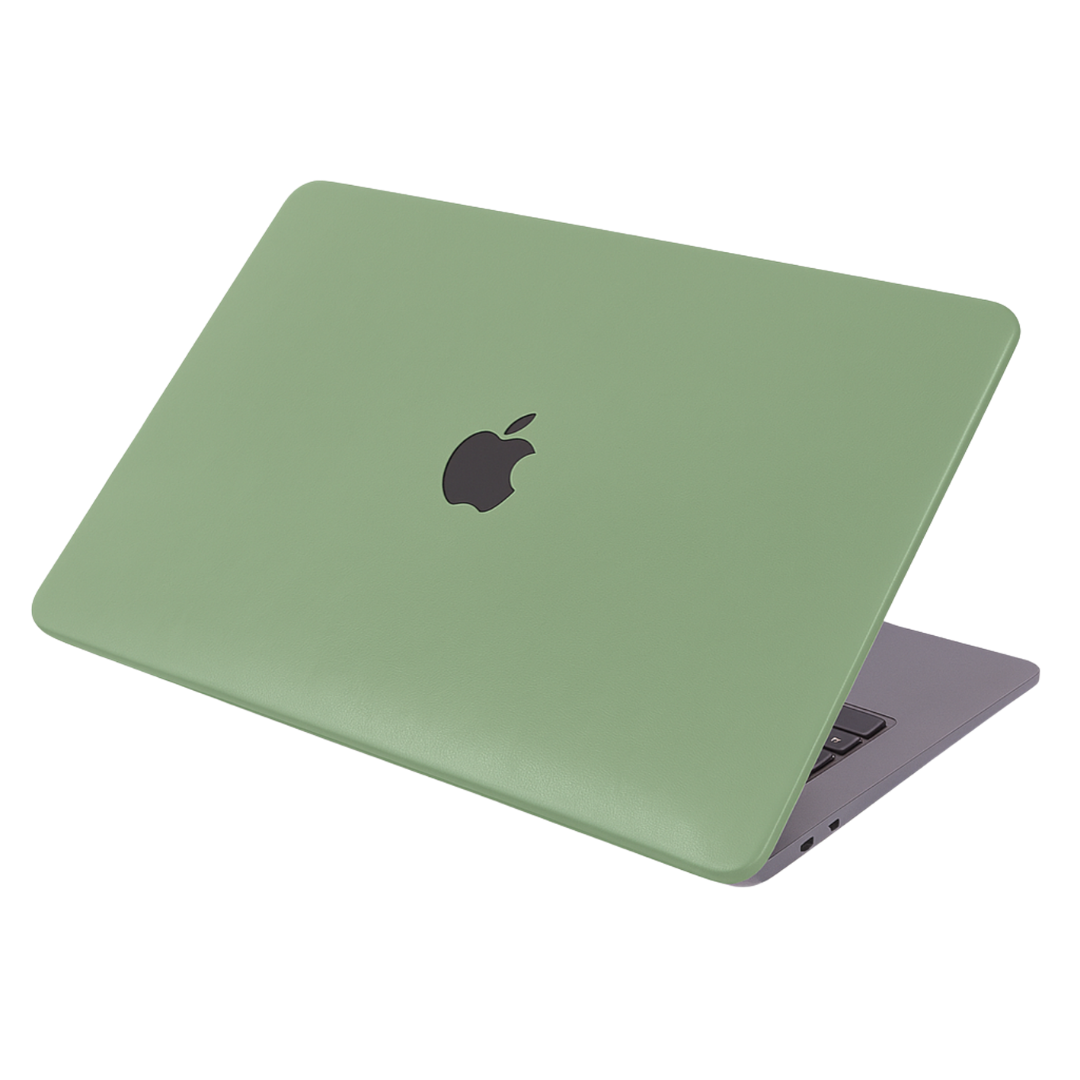 Özel Seri Mintus Yeşil MacBook Kılıfı - Ön & Arka Kapak
