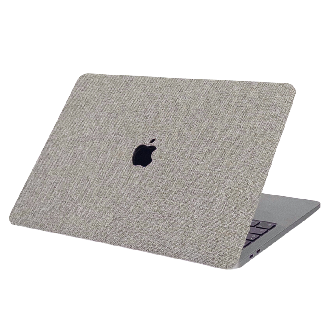 Pewter Gri Macbook Kılıfı - Ön & Arka Kapak