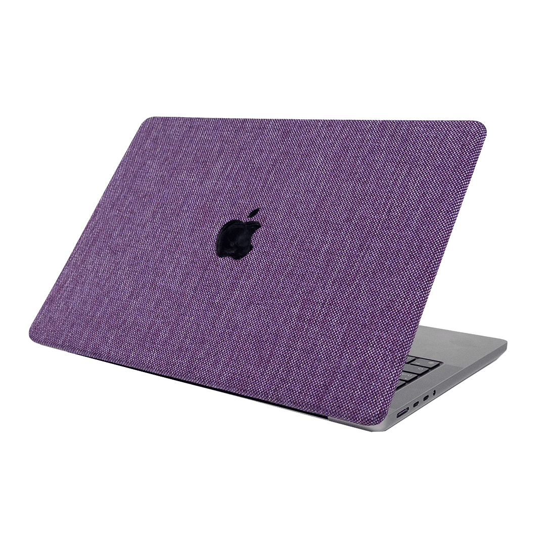 İris Mor MacBook Kılıfı - Ön & Arka Kapak