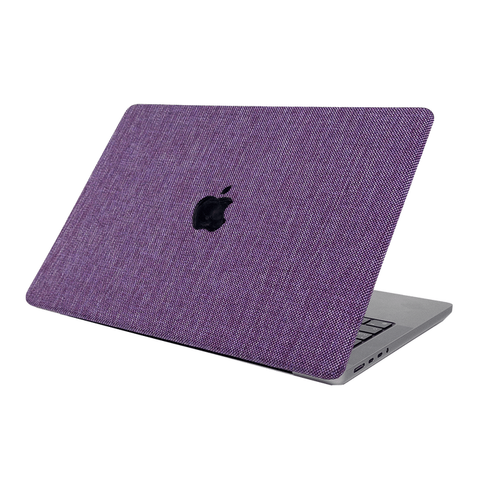 İris Mor MacBook Kılıfı - Ön & Arka Kapak - ürün görseli