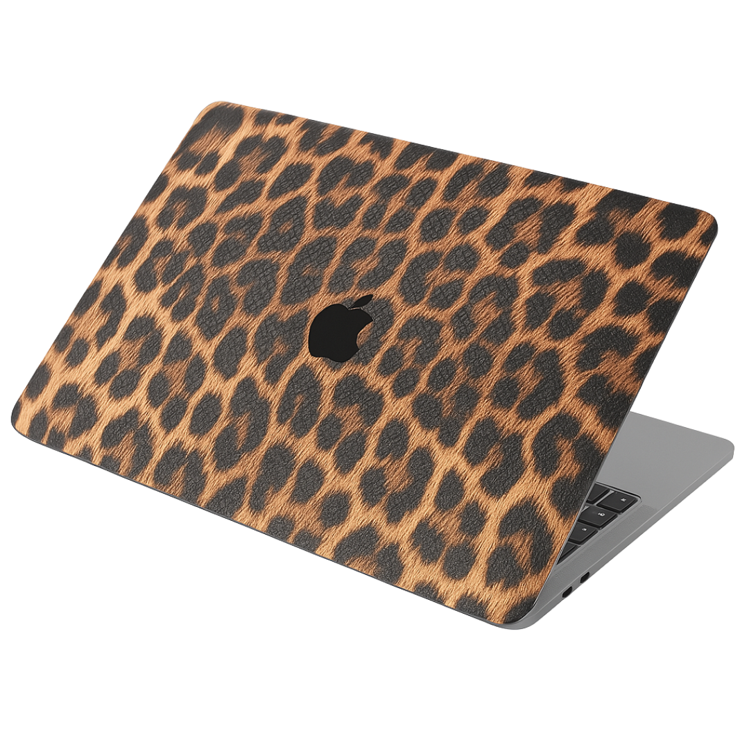 Savage Leopar Macbook Kılıfı - Ön & Arka Kapak