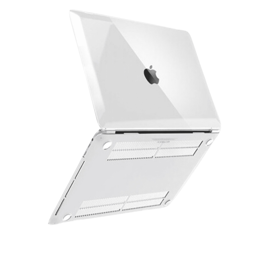 Kristal Şeffaf Macbook Koruma Kılıfı - Macbook Air & Pro İçin Transparan Koruyucu - Sert Ön & Arka Kapak