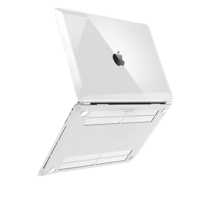 Kristal Şeffaf Macbook Koruma Kılıfı - Macbook Air & Pro İçin Transparan Koruyucu - Sert Ön & Arka Kapak - ürün görseli