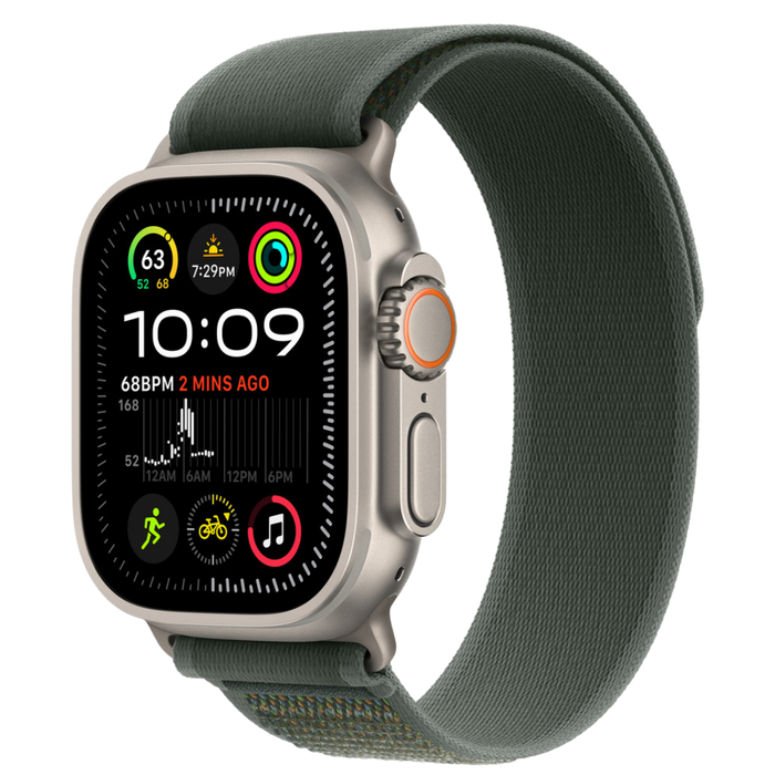 Trail Loop Yeşil Örgü Dokulu Apple Watch Uyumlu Kordon - ürün görseli