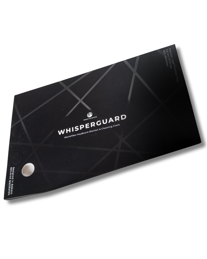 WhisperGuard Mikrofiber Klavye Örtüsü & Temizleme Bezi (2'li Paket) - ürün görseli