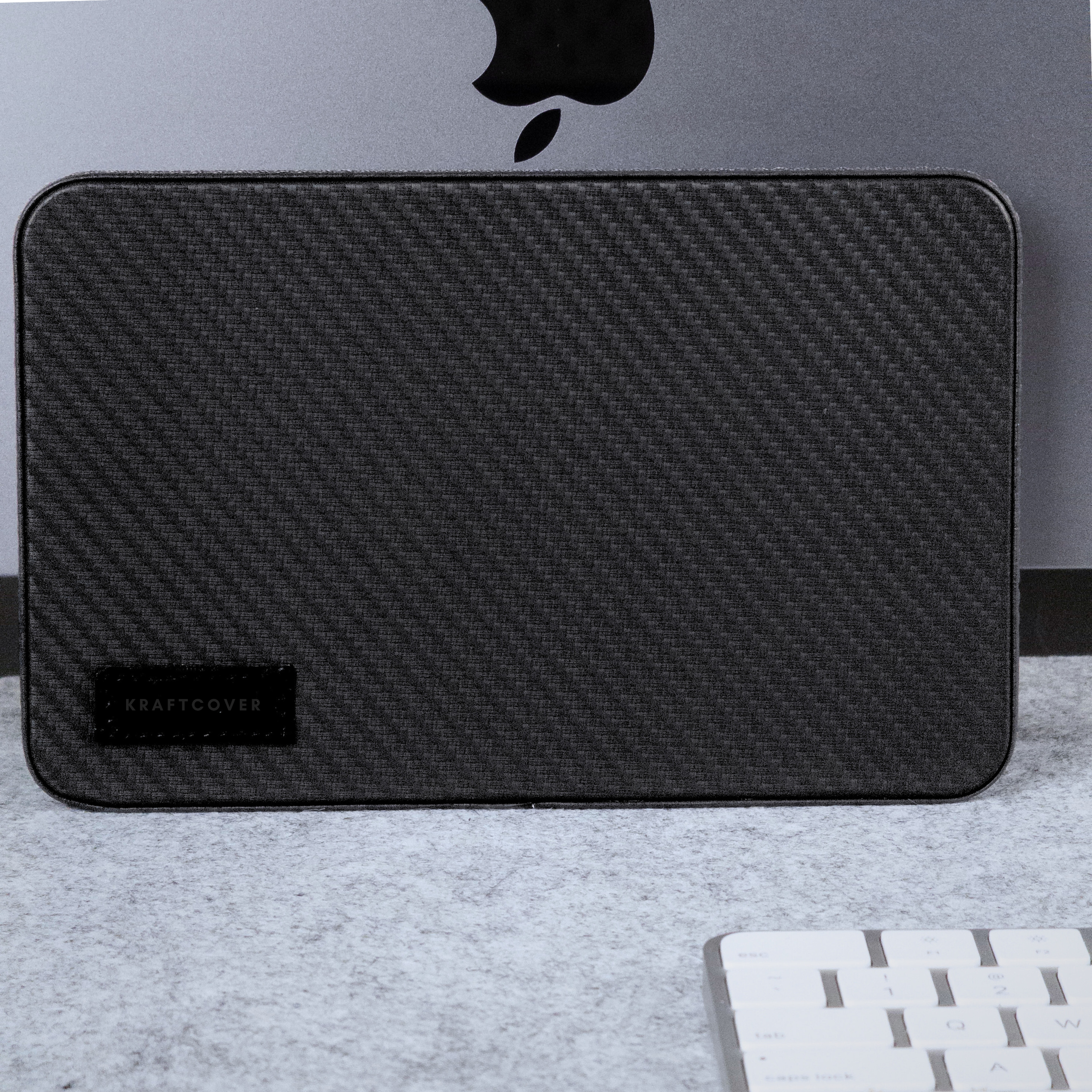 Ascend Premium Deri Dikey Laptop Standı