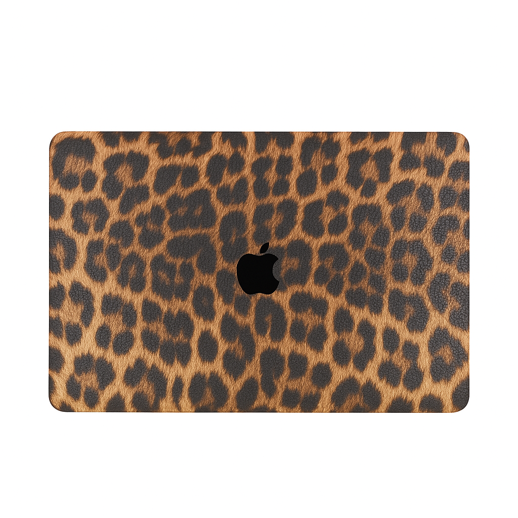 Savage Leopar Macbook Kılıfı - Ön & Arka Kapak