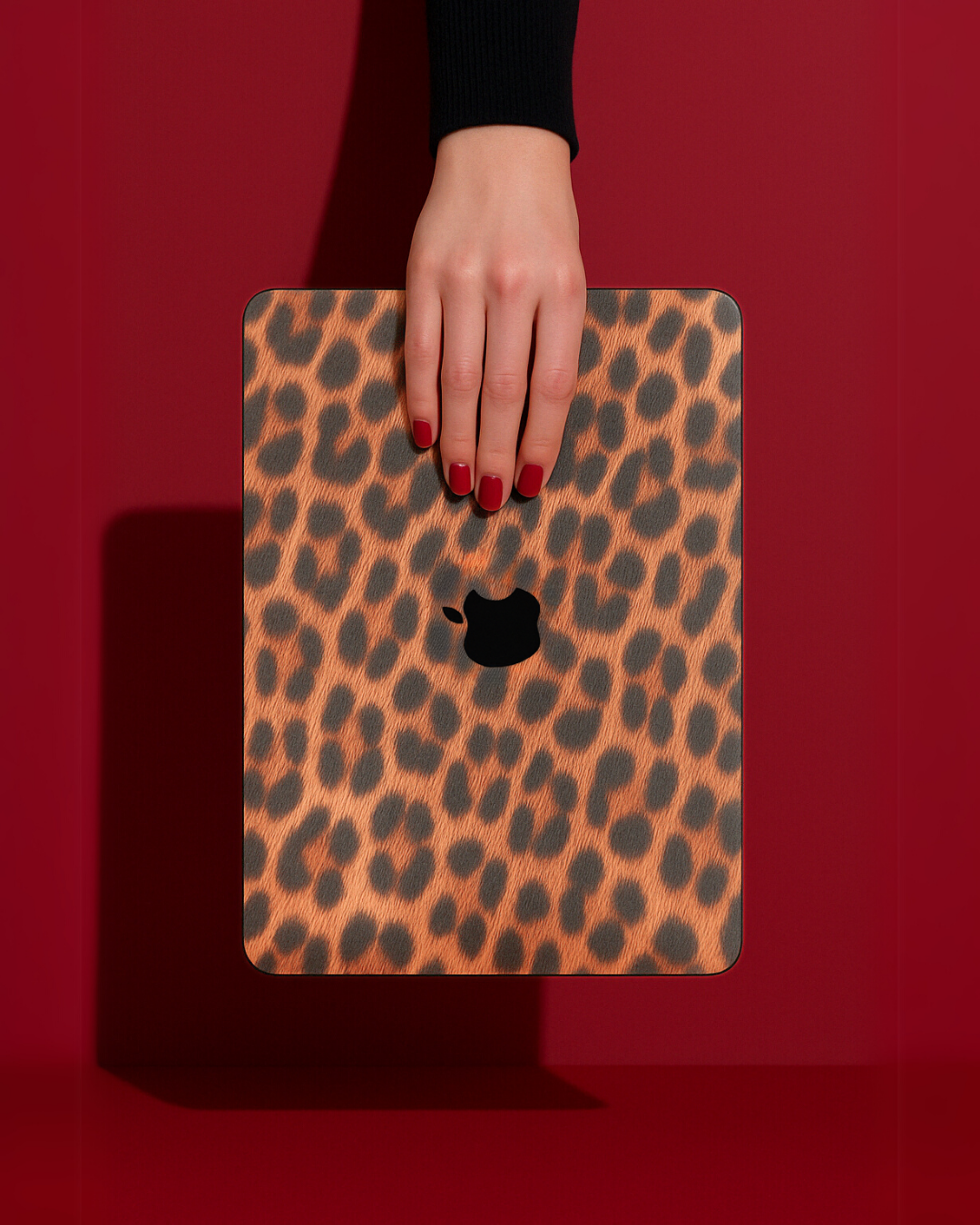 Savage Leopar Macbook Kılıfı - Ön & Arka Kapak