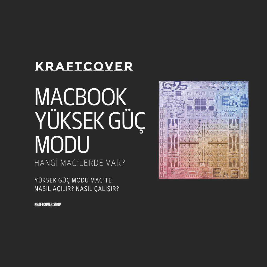 MacBook'ta Yüksek Güç Modu Açma: MacBook Pro Yüksek Performans Modu