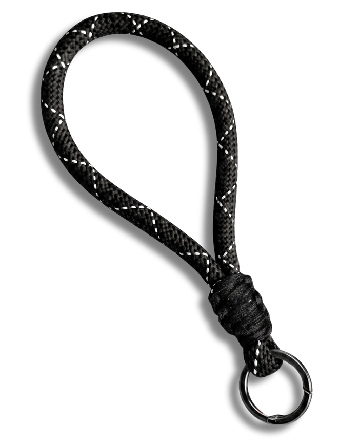 Everyday Rope Keyring (Gece Siyahı)