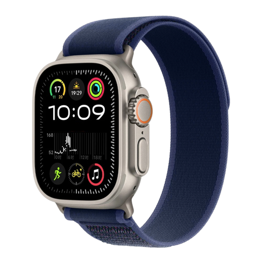 BlueZen Blue Leather Strap for Apple Watch