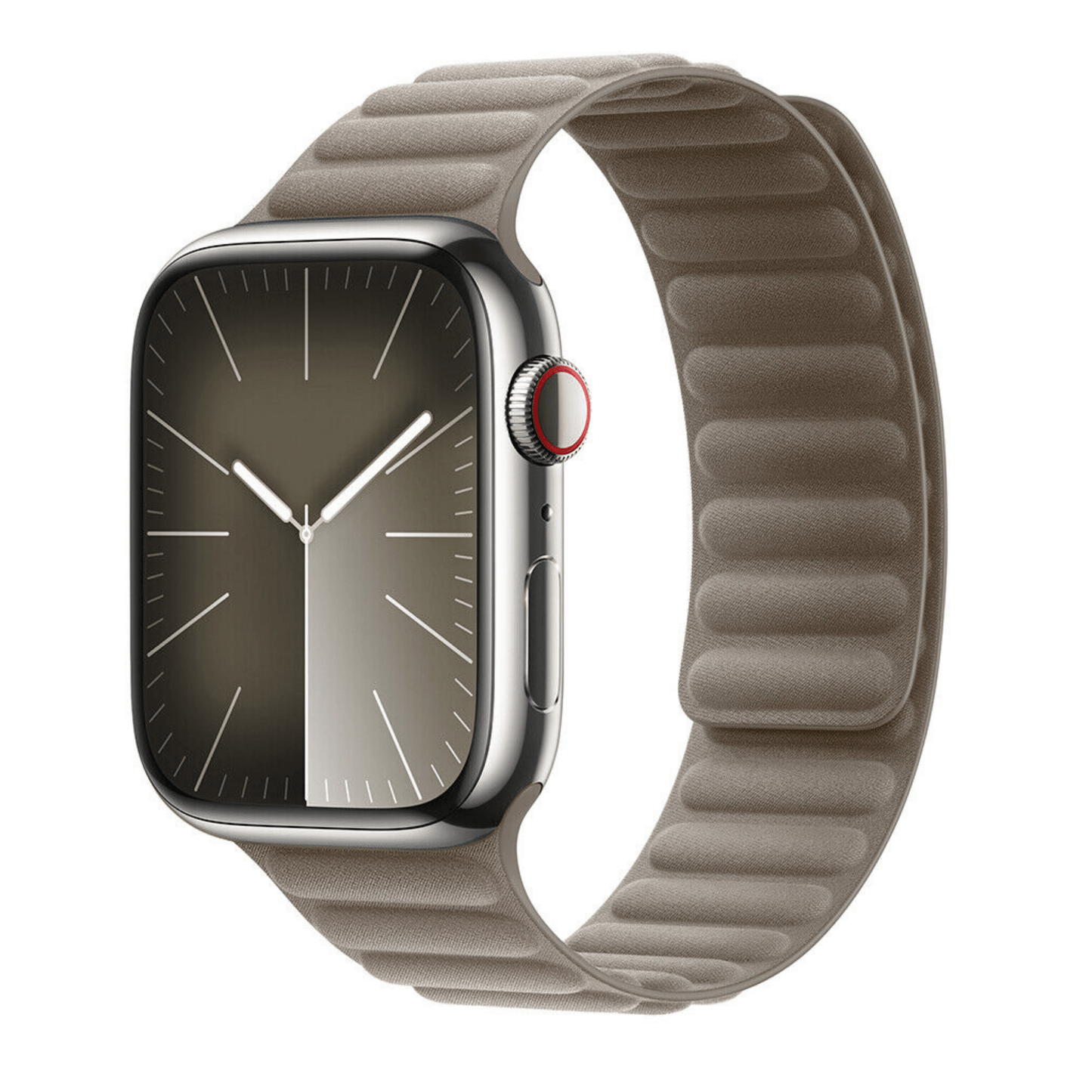 Flint Khaki Leather Strap for Apple Watch