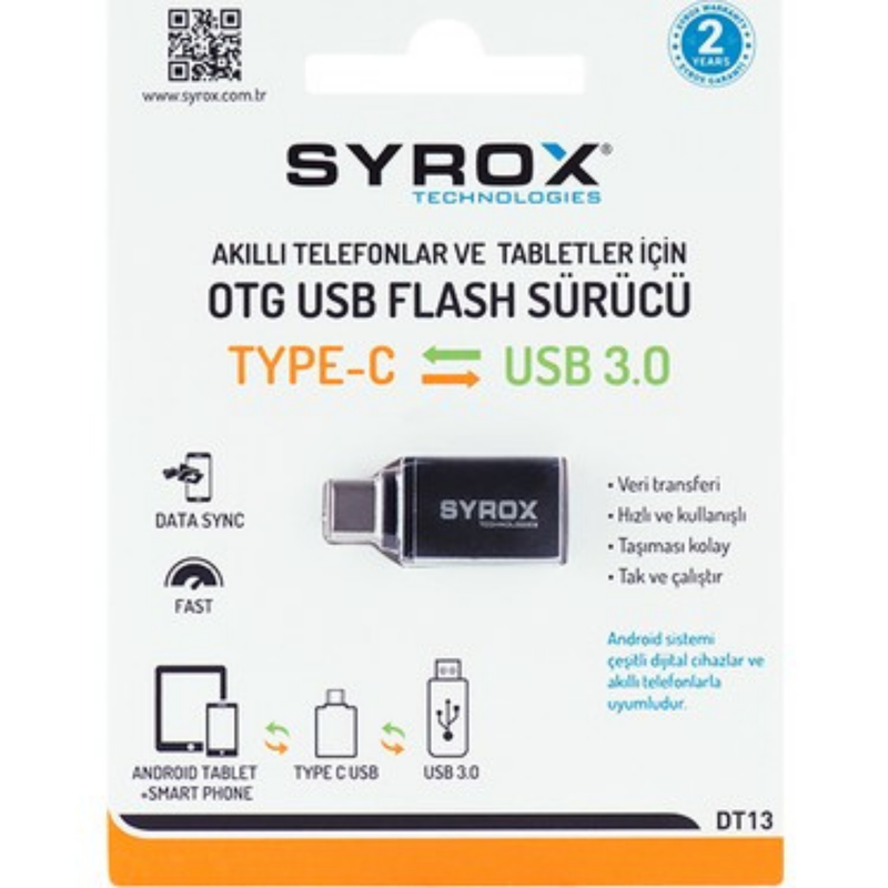 Syrox Type C'den USB'ye Dönüştürücü