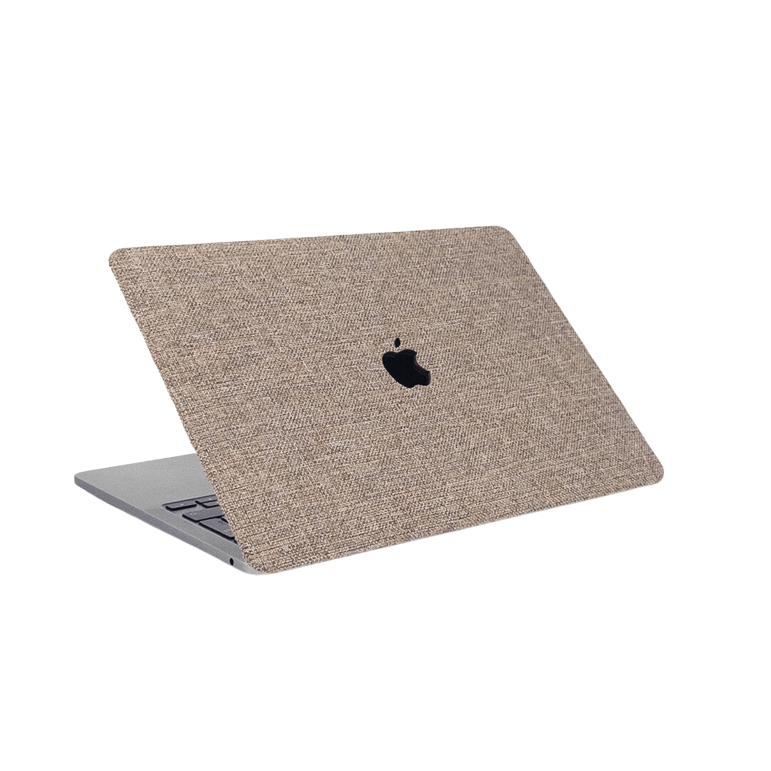 Buğday Kahve MacBook Kılıfı - Ön & Arka Kapak