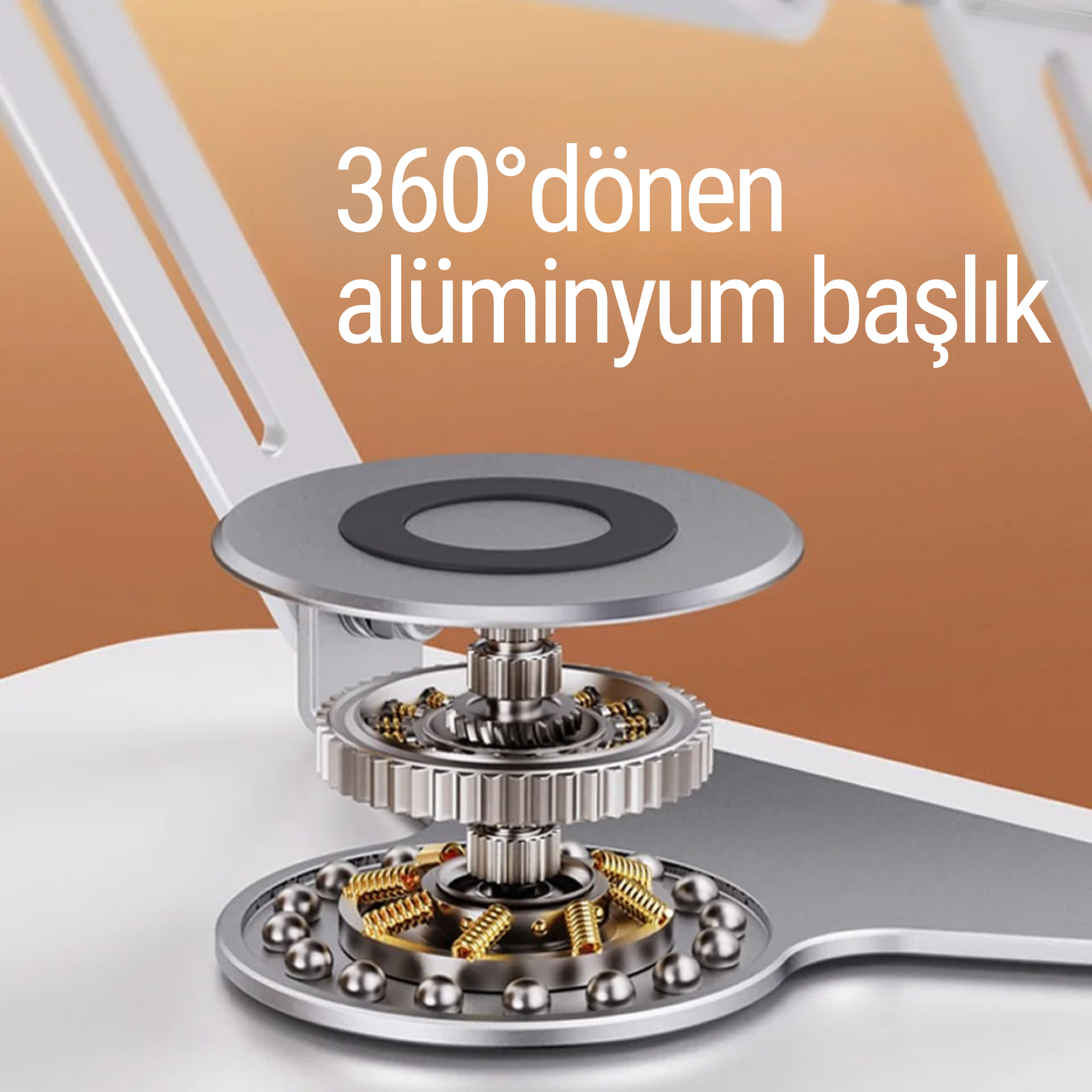 360 Derece Dönebilen Kitap Tutucu Stand