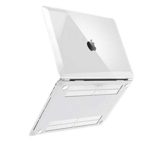 Kristal Şeffaf Macbook Koruma Kılıfı - Macbook Air & Pro İçin Transparan Koruyucu - Sert Ön & Arka Kapak