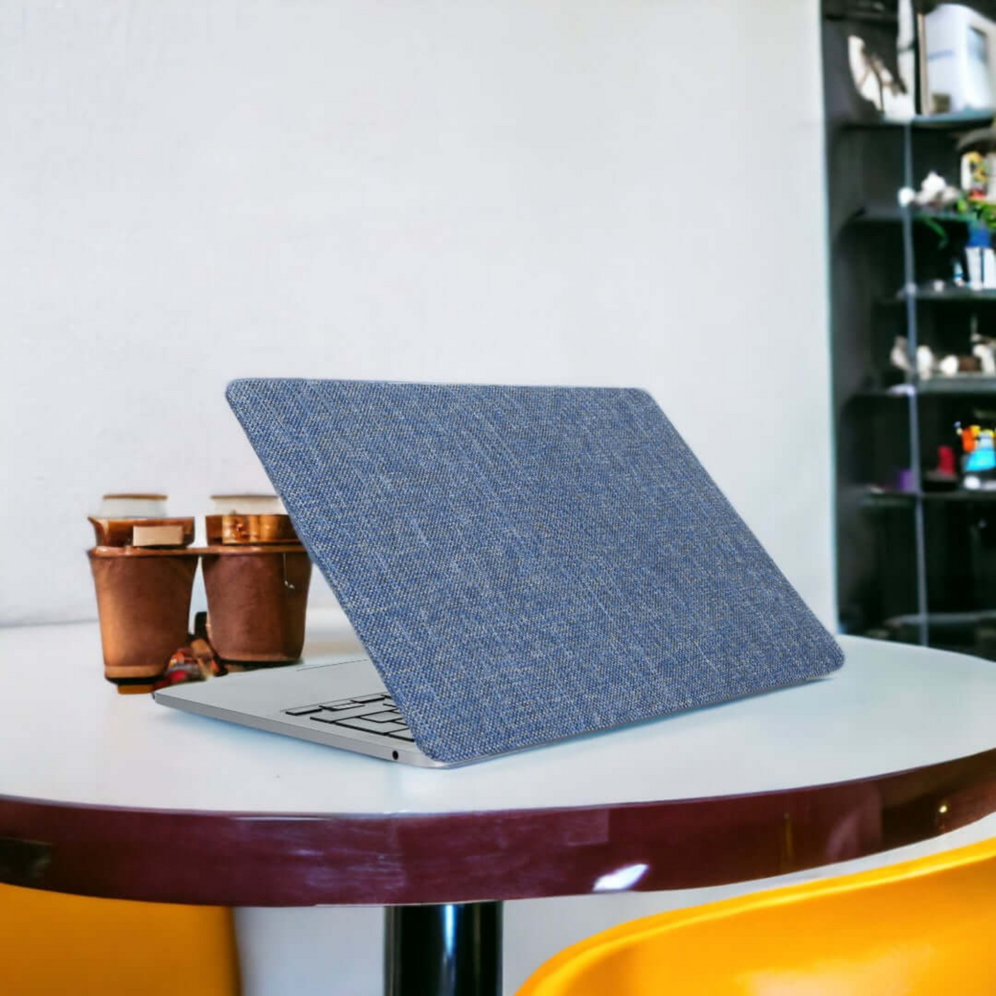 Dark Blue MacBook Cover - Top & Bottom Case 