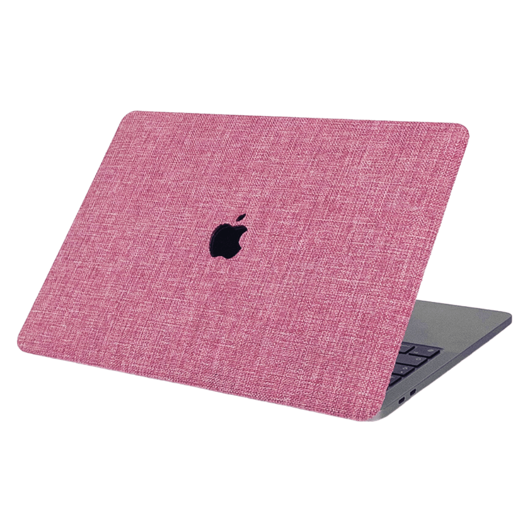 Pixie Pembe MacBook Kılıfı - Ön & Arka Kapak