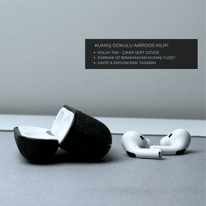 Onyx Siyah AirPods Kılıfı