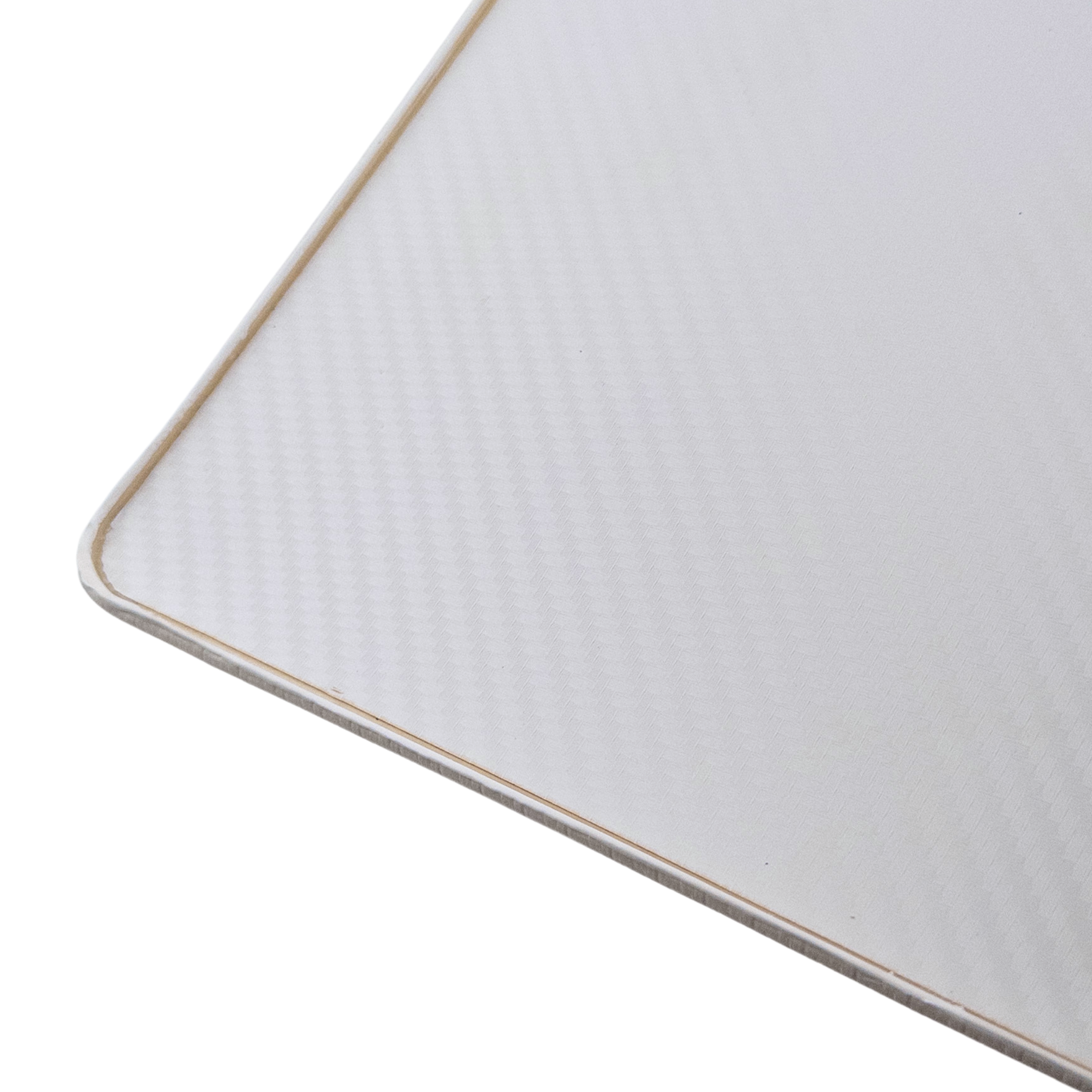 CarbonLeather Beyaz Macbook Kılıfı - Ön & Arka Kapak