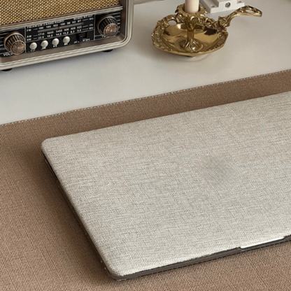 Powder Beige MacBook Case - Top & Bottom Cover