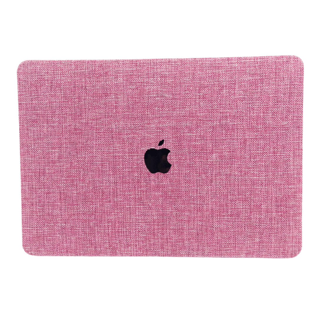 Pixie Pembe MacBook Kılıfı - Ön & Arka Kapak