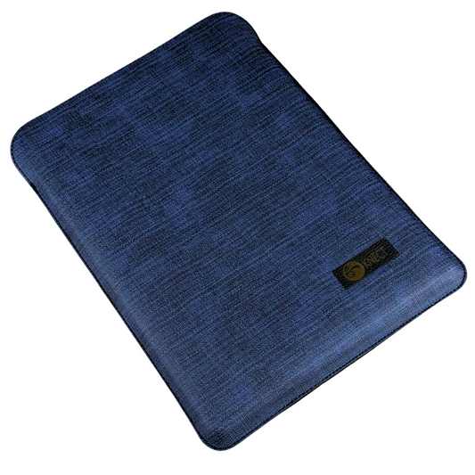 AzureFlow Mavi Deri Laptop & Tablet Taşıma Çantası