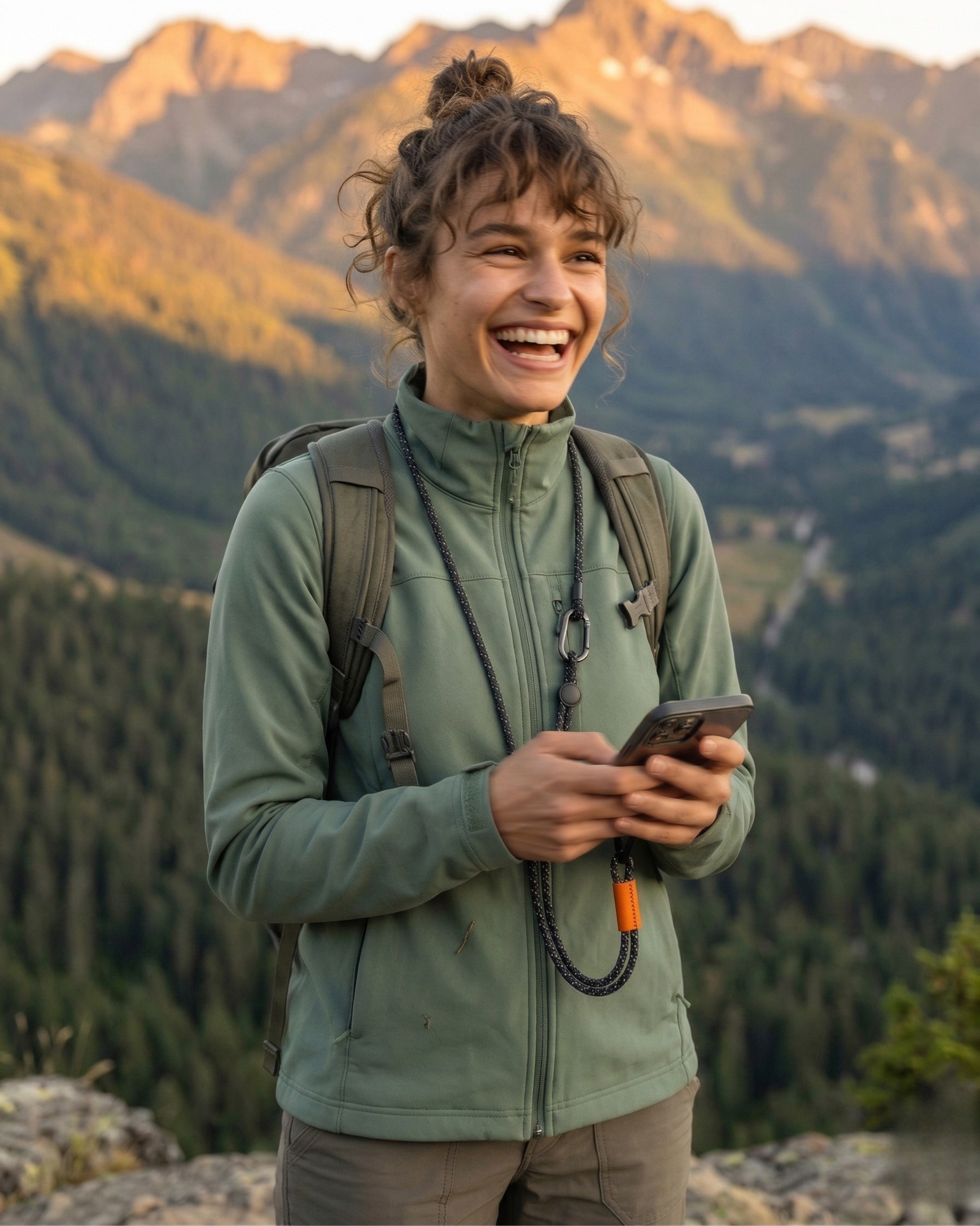 Nomad Line Only Paracord Edition / Çanta & Telefon Askısı (Siyah)