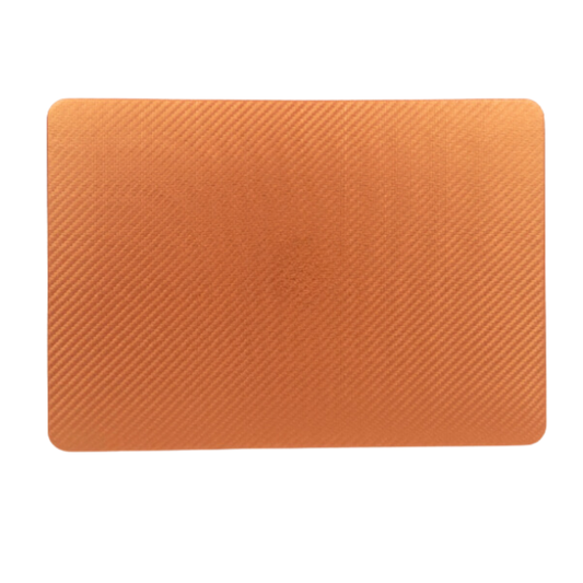 CarbonLeather Orange MacBook Cover - Top & Bottom Case (SPECIAL EDT.)