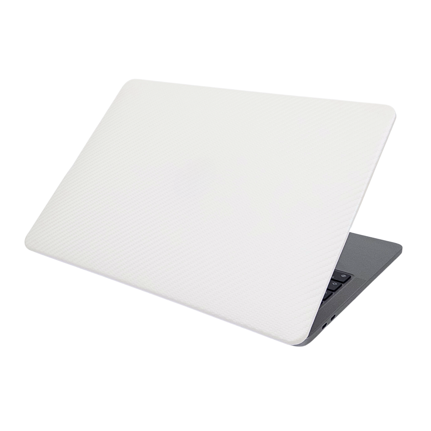 CarbonLeather White MacBook Cover - Top & Bottom Case (SPECIAL EDT.)