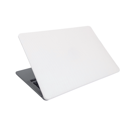 CarbonLeather White MacBook Cover - Top & Bottom Case (SPECIAL EDT.)