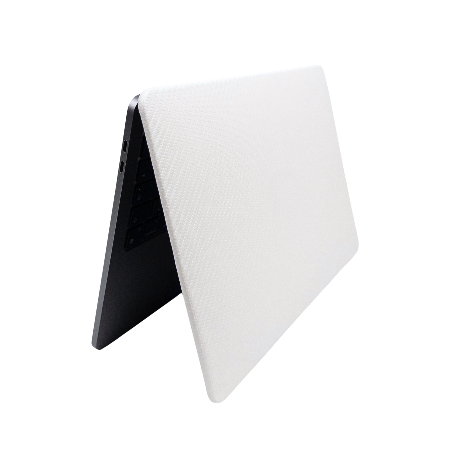 CarbonLeather White MacBook Cover - Top & Bottom Case (SPECIAL EDT.)