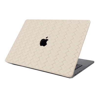 Chic Bej MacBook Kılıfı - Ön & Arka Kapak