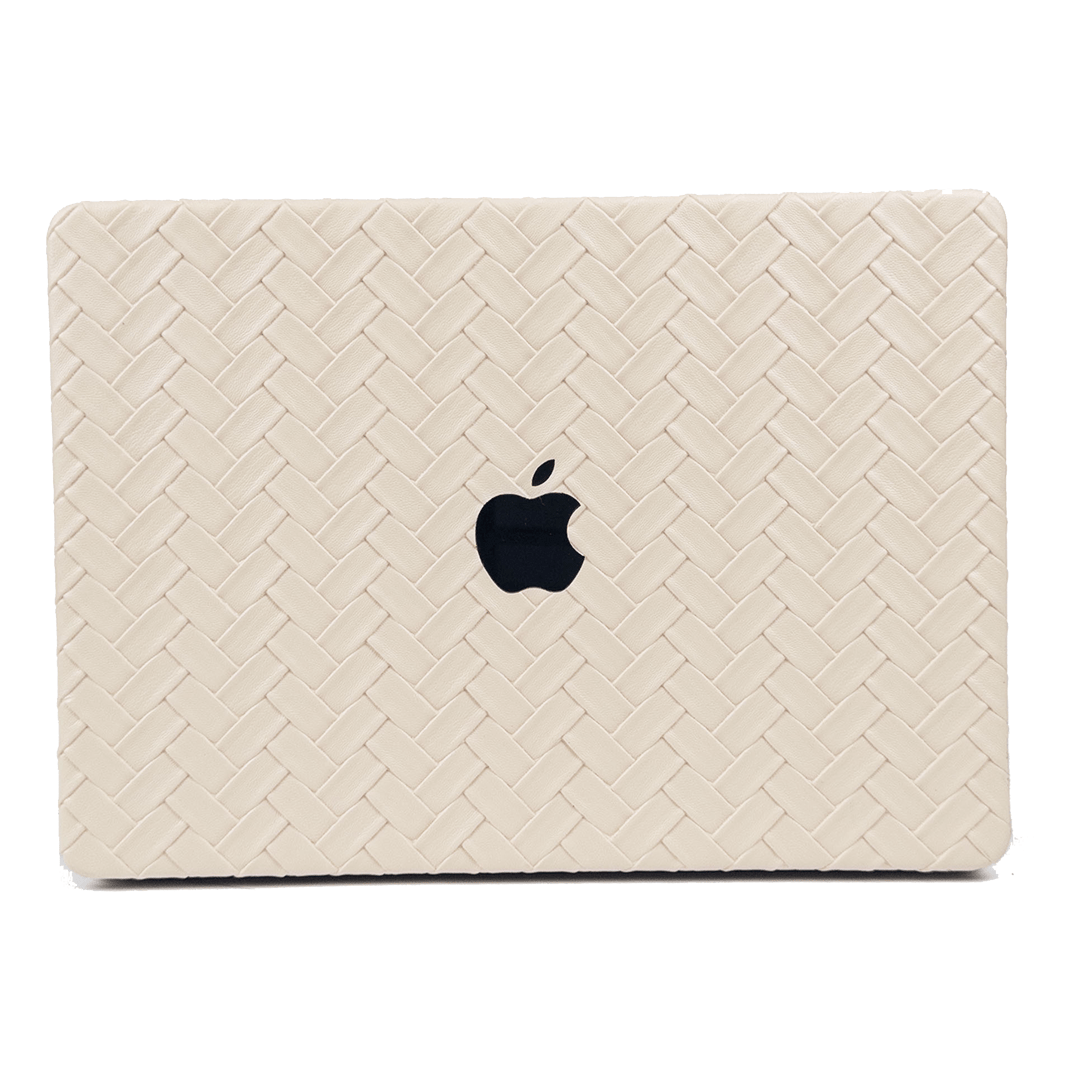 Chic Bej MacBook Kılıfı - Ön & Arka Kapak