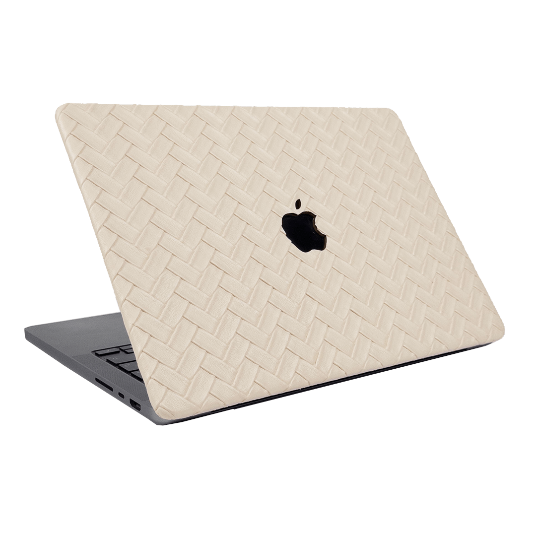 Chic Bej MacBook Kılıfı - Ön & Arka Kapak