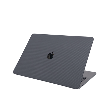 CarbonLeather Antrasit Macbook Kılıfı - Ön & Arka Kapak