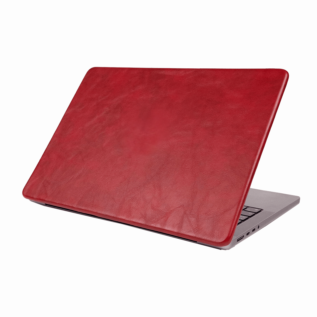 Vin Red MacBook Cover - Top & Bottom Case