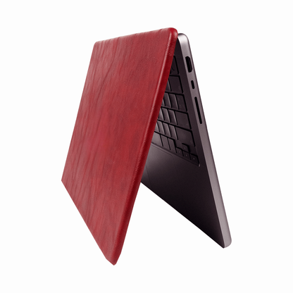 Vin Red MacBook Cover - Top & Bottom Case